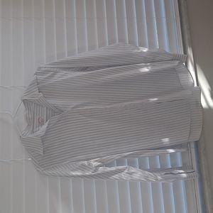 Brooks Brothers Women's Dress Shirt Striped Blue White Size 12